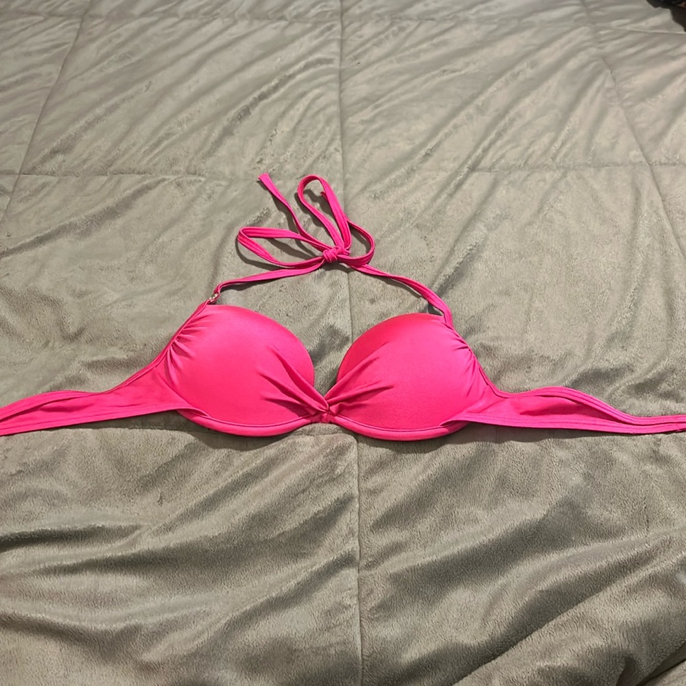 Victoria’s Secret hot pink bikini top